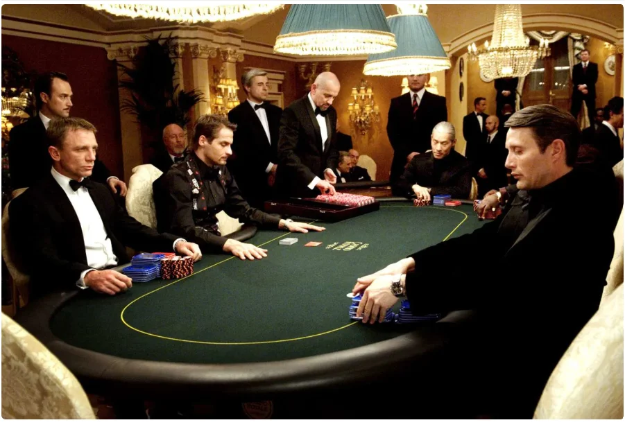 Learn Every Detail of the Casino Royale Poker Scene in This Review About One of the Most Epic Moments in Bond History.